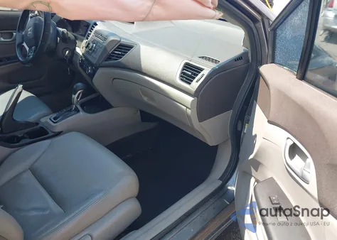 2012 Honda Civic Ex-L from USA, damaged, VIN 2HGFB2F95CH307638